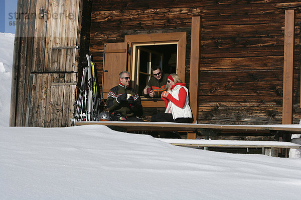 Freundschaft  Chalet  Ski  Kaffee