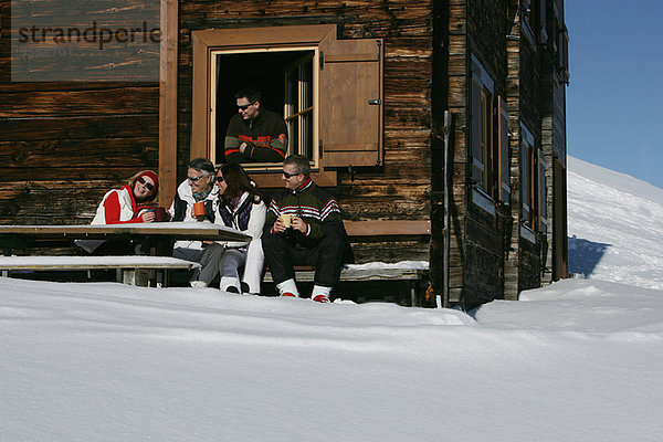 Freundschaft  Chalet  Ski  Kaffee