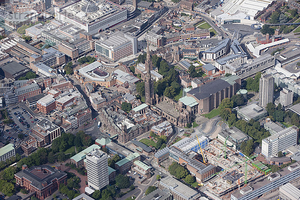 Luftaufnahme des Stadtzentrums