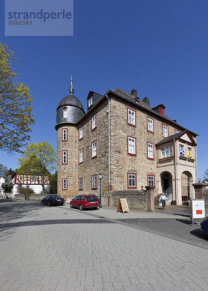 Schloss Werdorf  Aßlar  Lahn-Dill-Kreis  Hessen  Deutschland  Europa  ÖffentlicherGrund