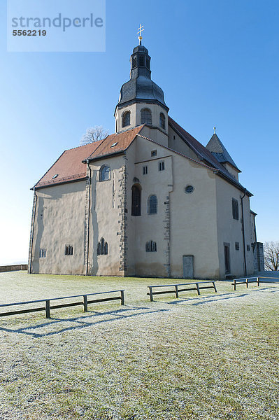 Propsteikirche St. Peter in Petersberg bei Fulda  Rhön  Hessen  Deutschland  Europa