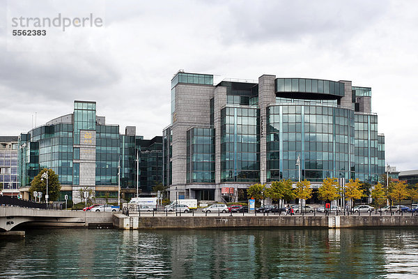 Dublin Hauptstadt Europa Finanzen Fluss Zentrale Bank Kreditinstitut Banken Ortsteil Irland irisch