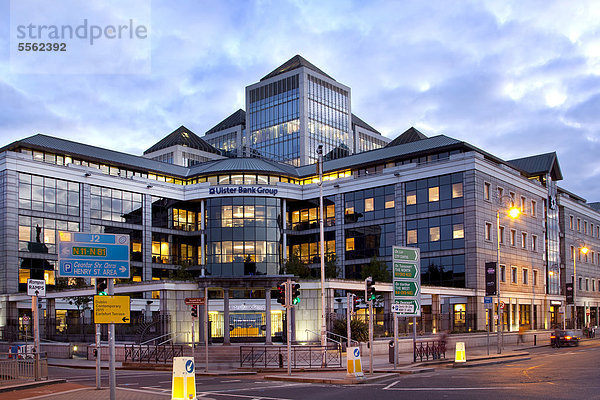 Dublin Hauptstadt Europa Finanzen Zentrale Bank Kreditinstitut Banken Ortsteil Irland Ulster