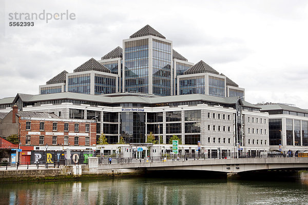 Dublin Hauptstadt Europa Finanzen Fluss Zentrale Bank Kreditinstitut Banken Ortsteil Irland Ulster