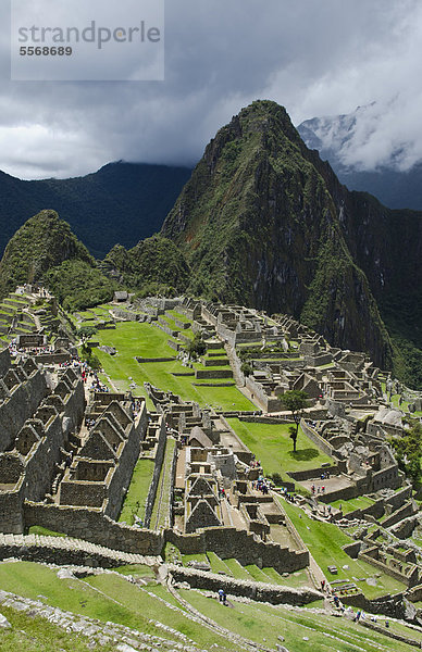 Ruinenstadt Machu Picchu  Peru