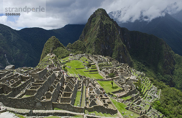 Ruinenstadt Machu Picchu  Peru