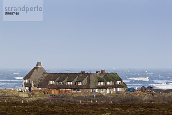 Wohnhaus Reetdach Deutschland Sylt