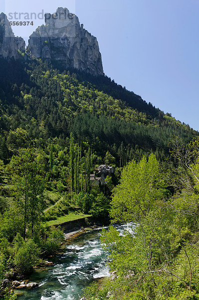 Frankreich Europa schreiben UNESCO-Welterbe Gorges du Tarn