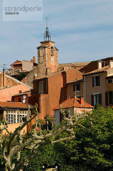 Frankreich Europa Schönheit Dorf Provence - Alpes-Cote d Azur Etikett Luberon Vaucluse