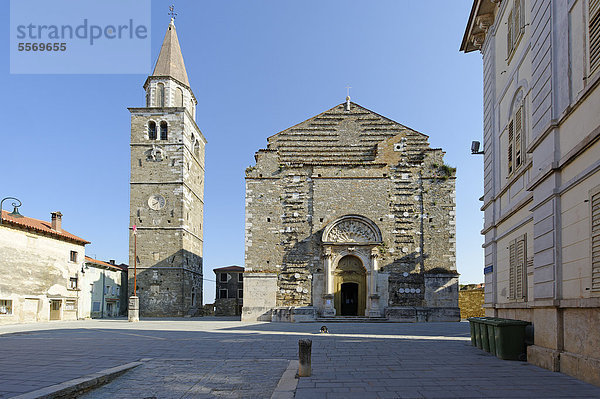 Pfarrkirche St. Servolo  Buje  Istrien  Kroatien  Europa