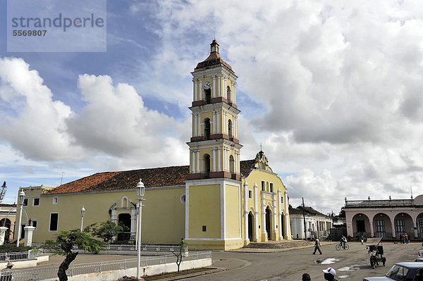 San Juan Bautista oder Parochial Mayor Kirche  Remedios  Santa Clara Provinz  Santa Clara  Kuba  Große Antillen  Karibik  Mittelamerika  Amerika