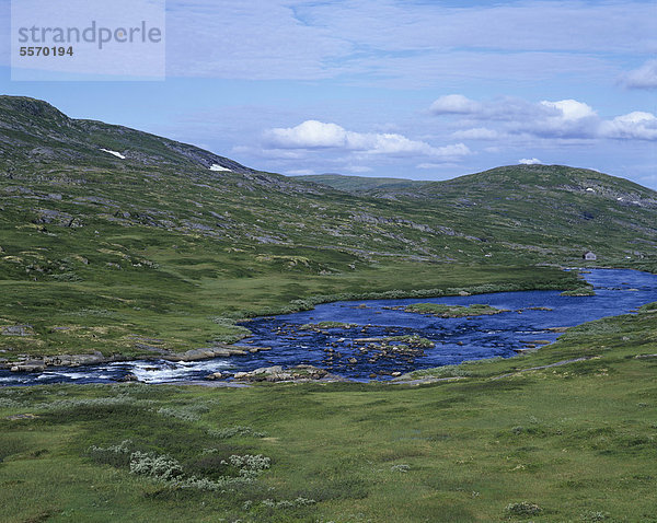 Hochebene Hardangervidda  Fjell  Hordaland  Norwegen  Skandinavien  Europa