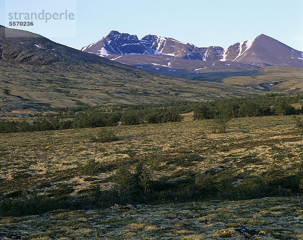 Fjelllandschaft  Rondane Nationalpark  Norwegen  Skandinavien  Europa