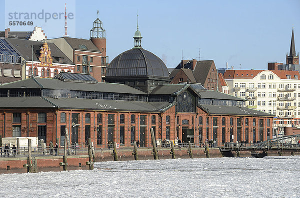 Alte Fischmarkthalle Hamburger Hafen  Hamburg  Deutschland  Europa