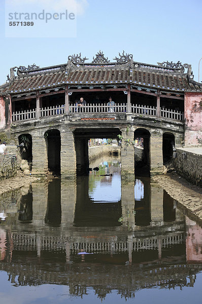 Japanische Brücke  Chua Cau  Hoi An  Vietnam  Südostasien