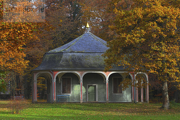 Japanischer Pavillon  Park  Eichenzell  Hessen  Deutschland  Europa