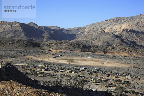Landschaftsformation am Jebel Shams  Oman  Arabische Halbinsel  Naher Osten
