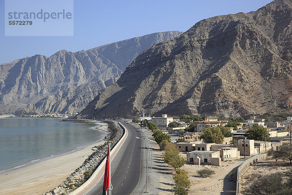 Bukha  Bucha  in der omanischen Enklave Musandam  Oman  Arabische Halbinsel  Naher Osten