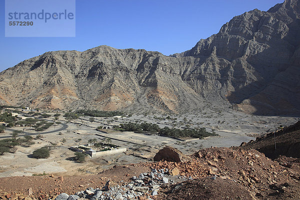 Bukha  in der omanischen Enklave Musandam  Oman  Arabische Halbinsel  Naher Osten