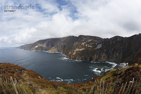 Klippen von Slieve League  County Donegal  Irland  Europa