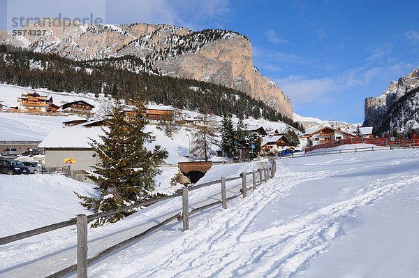 Trentino Südtirol Europa Italien Grödnertal