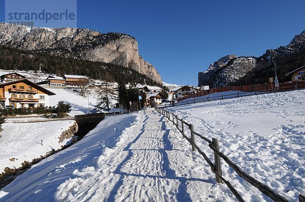 Trentino Südtirol Europa Italien Grödnertal