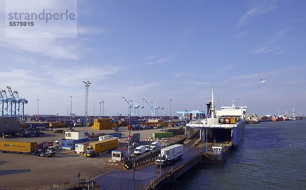 Hafen Zeebrugge  Belgien