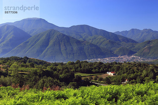 Berg Ansicht Kampanien Italien