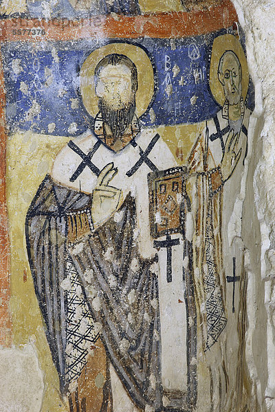 Kirche Innenaufnahme Kampanien Freske Italien