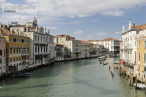 Häuser  Palazzo  am Canal oder Canale Grande  Venedig  Italien  Europa