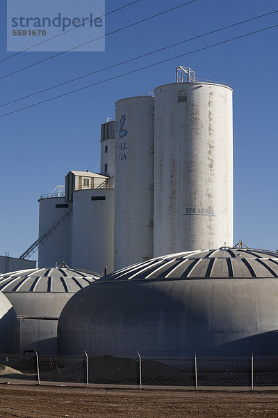 Fabrik der Spreckels Sugar Co. im Imperial Valley  Brawley  Kalifornien  USA