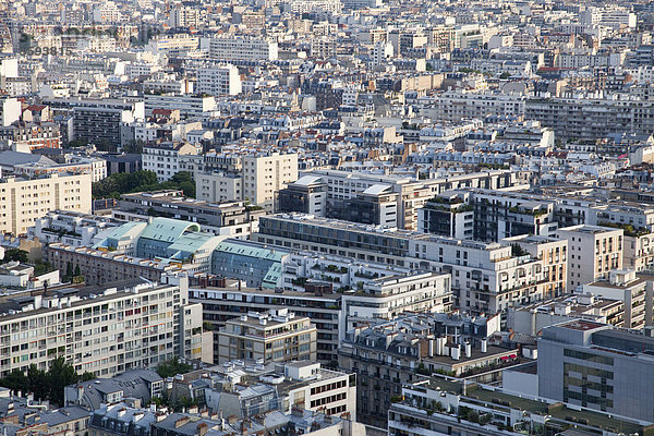 Frankreich  Paris  Blick auf das Stadtbild