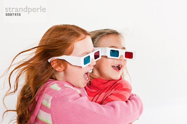 Mädchen mit 3D-Brille