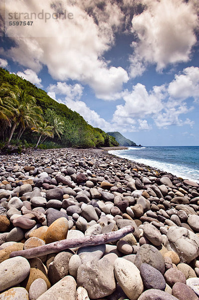 Strand im Jungle Bay Resort  Dominica  kleine Antillen