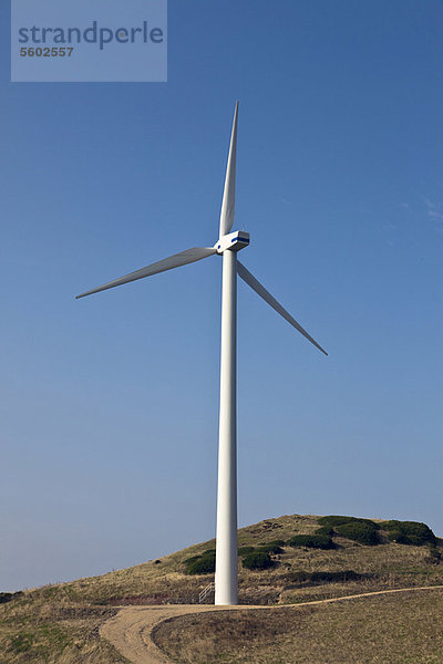 Windturbine  Windrad  Windräder  Ländliches Motiv  ländliche Motive  Weg  schmutzig