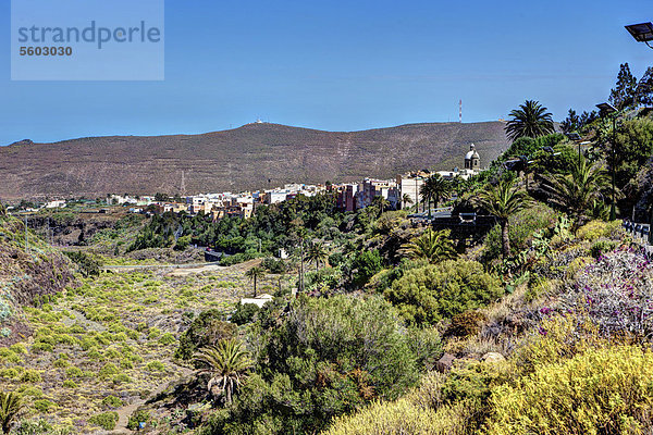 Blick auf Agüimes  Gran Canaria  Kanarische Inseln  Spanien  Europa