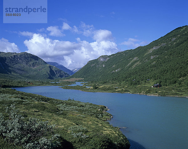 Landschaft im B¯verdalen  Boverdalen  bei Lom  Oppland  Norwegen  Skandinavien  Europa