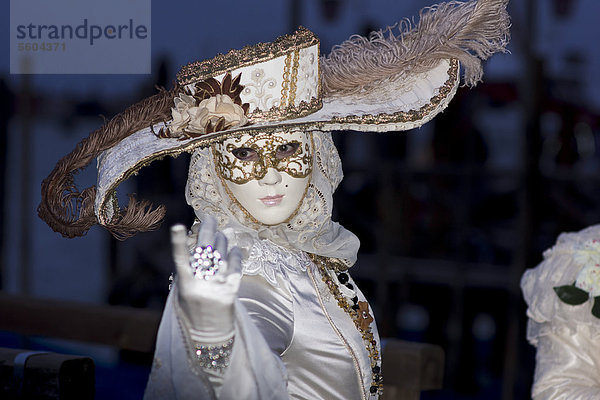 Karnevalsmaske in Venedig  Venezien  Italien  Europa
