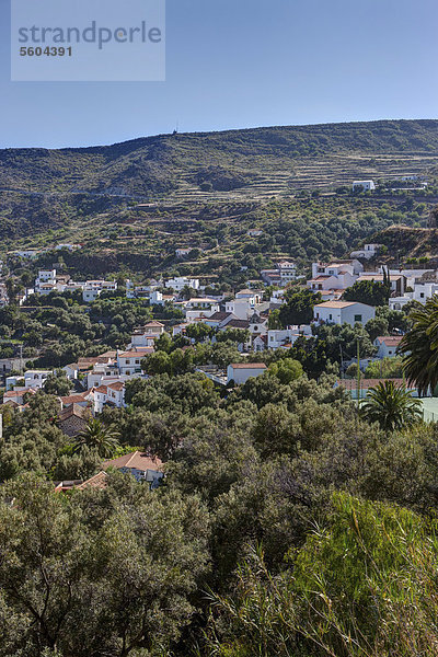 Blick auf Temisas  Region Agüimes  Gran Canaria  Kanarische Inseln  Spanien  Europa