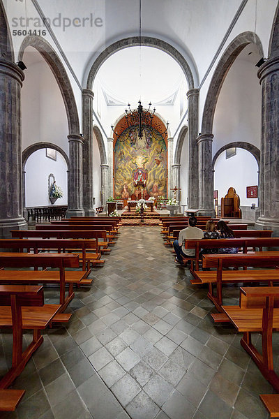 Die Kirche Santa Lucia  Santa LucÌa de Tirajana  Gran Canaria  Kanarische Inseln  Spanien  Europa