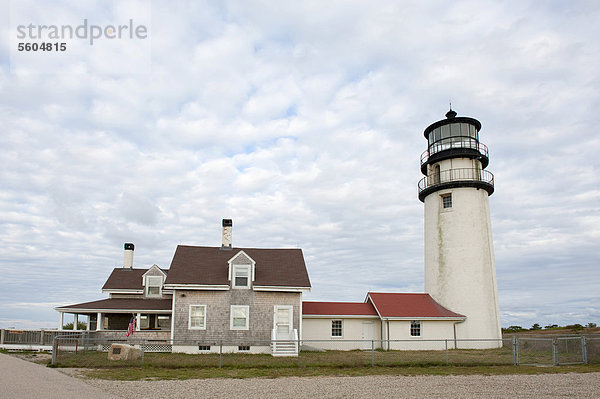 Leuchtturm Highland Light  North Truro  Cape Cod National Seashore  Massachusetts  Neuengland  USA  Nordamerika  Amerika