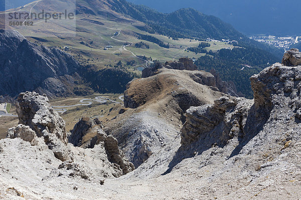 Sass Pordoi  Dolomiten  Italien  Europa