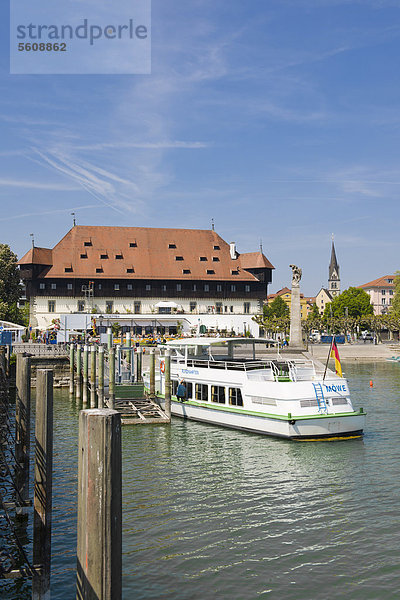 Hafen und Konzil  Gebäude der einzigen Papstwahl auf deutschem Boden  Konstanz  Bodensee  Baden-Württemberg  Süddeutschland  Deutschland  Europa