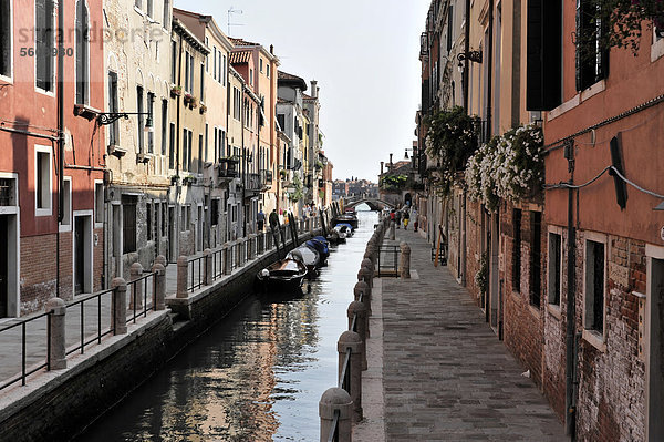 Canal Fondamenta Soranza delle Fornaci  Venedig  Venetien  Italien  Europa  Europa