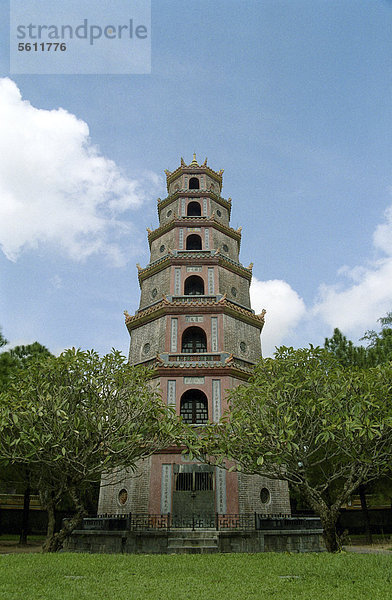 Thien Mu-Pagode in Hue  Vietnam  Südostasien