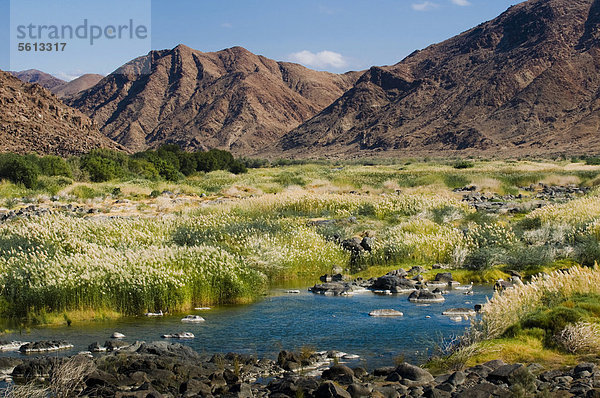 Oranje River  Bergwüste  Landschaft  Richtersveld National Park  Nordkap  Südafrika  Afrika