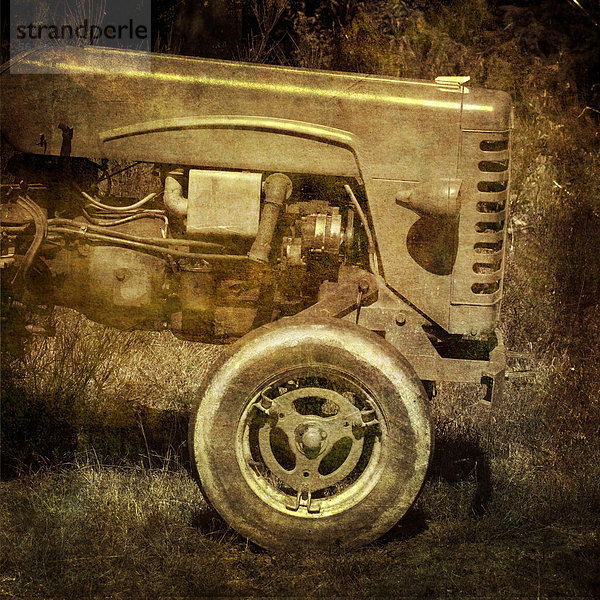 Alter Traktor  Vintage-Look