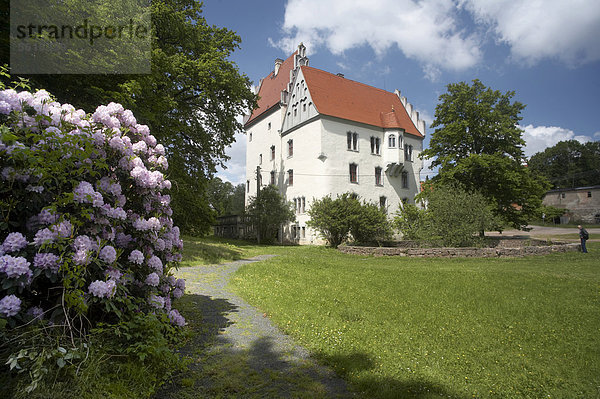 Schloss Heynitz bei Nossen  Sachsen  Deutschland  Europa