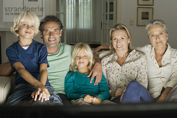 Mehrgenerationen-Familie  Portrait