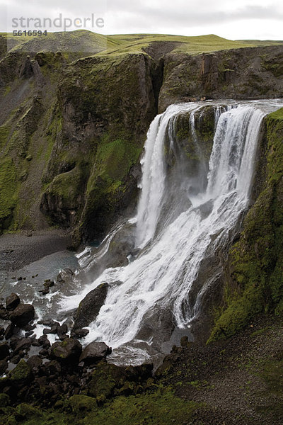 Fagrifoss Wasserfall  Lakagigar  Island